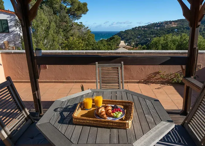 Con Piscina Privada En Ferienhaus Begur